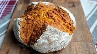 A simple yeast-free bread recipe. Traditional Irish Recipe. Soda bread recipe