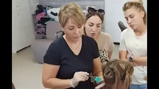 Кератиновое выпрямление - нанесение состава