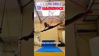 #aerialhammock #aerialsling #aerialyoga #aerial #circus ##aerialacrobatics #acrobat #splits #hammock
