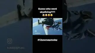 Guess who went skydiving? 😱😳