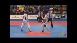 Stephen Lambdin (USA) v Carlos Cañas (COL) | Taekwondo at the 2011 Pan Am Games