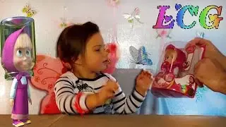 Talking doll Masha and the Bear Unpacking
