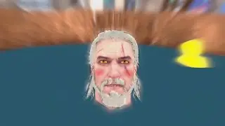 I took the Witcher into VRChat (funny moments)