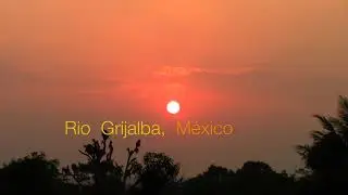 Centlaの夜明けと鳥の歌。Amanecer en Centla, Cantos de Aves