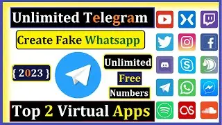 How to create FAKE Telegram account with free US number OTP verification 2022