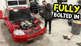 RWD CIVIC complete NISSAN subframe CONVERSION!