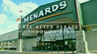 Menards Free After Rebate Through 2/5