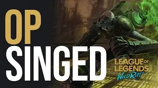 SINGED IS SO GOOD IN WILDRIFT | RANKED GAMEPLAY FOR HALLOWEEN!