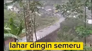 MELIHAT LEBIH DEKAT‼️ lahar semeru memutus jembatan malang----lumajang jawa timur #lahardingin