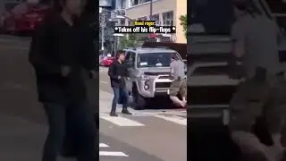 Road Ragging Guy Picks The Wrong Driver