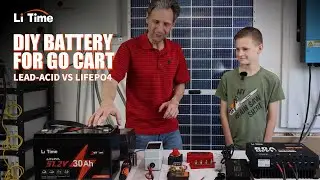 LiTime 51.2V Golf Cart Battery  for Go-Kart! Step by Step Tutorial (Part.1)