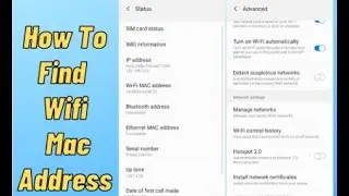 How to Find Mac Address on Samsung Phone