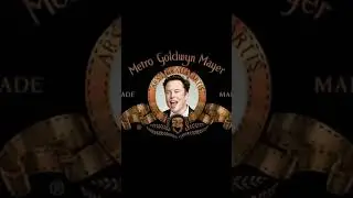 Elon Musk MGM Intro Animated #short #shorts #shortsvideo