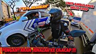 BIG RESPECT POLANTAS❗️❗️❗️Ambulance Lewati Iringan Mobil Pejabat