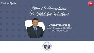 Etkili CV Hazırlama Ve Mülakat Teknikleri - Vahdettin Keleş  #İşHayatı #Gıda