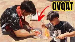 UZBEKISTONDA QUYOSH ISIQLIGIDA OVQAT PISHIRDIM