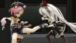 Vampire Vs Diona | Azur Lane X Genshin Impact Animation