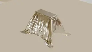 Simple Cloth Simulation in Blender