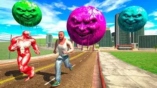 Franklin Save Venom Jack From Horror Moon in Indian Bikes Driving 3d