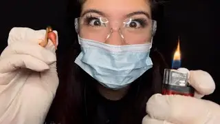 Crazy Plastic Surgeon 😷 an odd ASMR RP Crazy girl gives you a face surgery