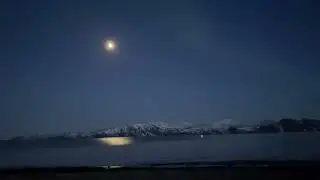 RARE Full Moon + Northern Lights in Norway!