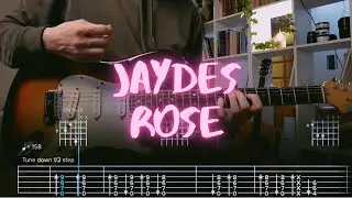 rose jaydes Сover / Guitar Tab / Lesson / Tutorial