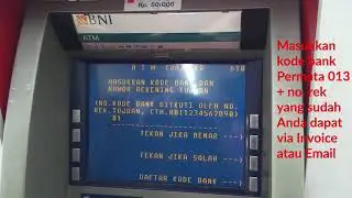 Cara Bayar Menggunakan ATM BNI - Paket Langganan Cilsy.id