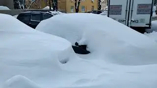 САРАТОВ ЗАВАЛЕН СНЕГОМ. Январь 2022.
