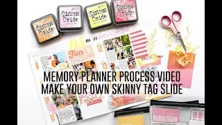 Memory Planner Process Video - Tutorials for 3 Different Interactive Elements / Stop The Blur
