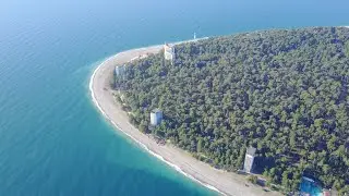 Зимний отдых в Абхазии. Пицунда. Золотая бухта. 01 января 2021