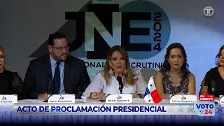 Lectura de resultados oficiales de las Elecciones Generales de Panamá 2024
