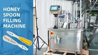 Automatic honey spoon filling machine, honey packaging machine, multi-purpose liquid filling