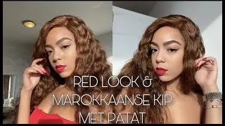 RED LOOK & MAROKKAANSE KIP MET PATAT #WEEKVLOG 2