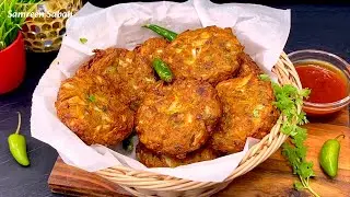 कबाब की तरह ज़ायका देने वाली पत्ता गोभी की कटलेट | Cabbage Cutlets Recipe | @samreensabah