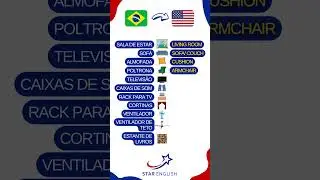 Aprenda Objetos Da Casa Em INGLÊS - VOCABULÁRIO Da Sala De Estar | Aula De Inglês Para Iniciantes