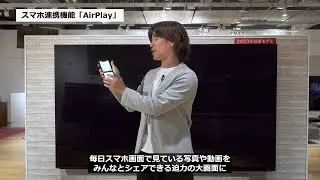 スマホ画面で十分ですか...？ 写真や動画をスマホからテレビの大画面にカンタン投影。「AirPlay」を実演してみた。