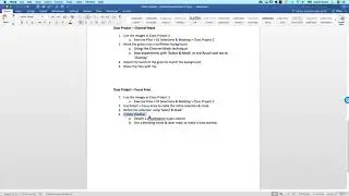 Class Project Focus Area