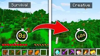 Minecraft But You Get Creative Mode Every Minute