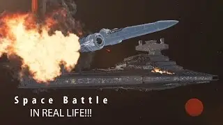 Space Battle IN REAL LIFE!!