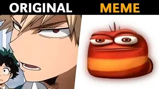 oi oi oi red larva Original vs Meme