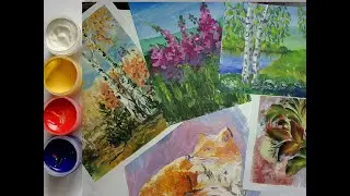 Можно ли рисовать акрилом на бумаге