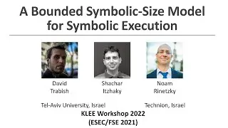 A Bounded Symbolic-Size Model for Symbolic Execution