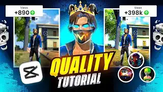 FREE FIRE 4K QUALITY TUTORIAL IN ANDROID || HOW TO EDIT LIKE HAKAI,GTK,ZORO IN ANDROID ||