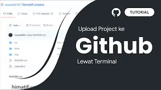 Cara Upload Project ke Github Lewat Terminal