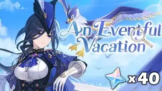 An Eventful Vacation | 40 Free Primogems | Web Event | Genshin Impact v4.6