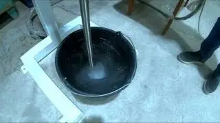 Mixer for a capacity of 20 liters with 3 nozzles