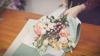 как мастера создают прекрасные букеты