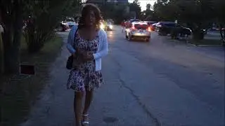 Crossdresser shopping and out to shows Part 2