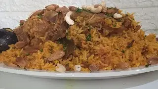اسهل وصفة ممكن توجديها ارز باللحم #كبسة_لحم