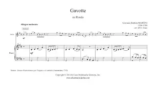 Martini : Gavotte in G Major - Violin